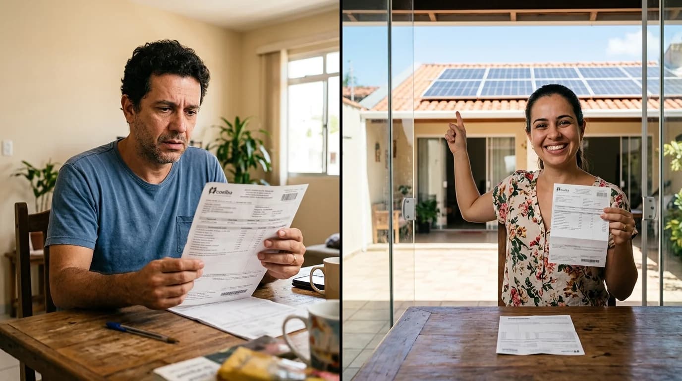 Como a energia solar reduz a conta de luz