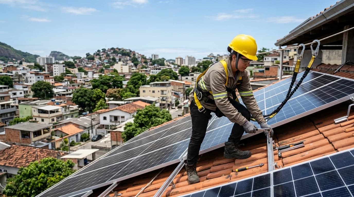Segurança em Projetos de Energia Solar: Priorizando a Proteção dos Trabalhadores